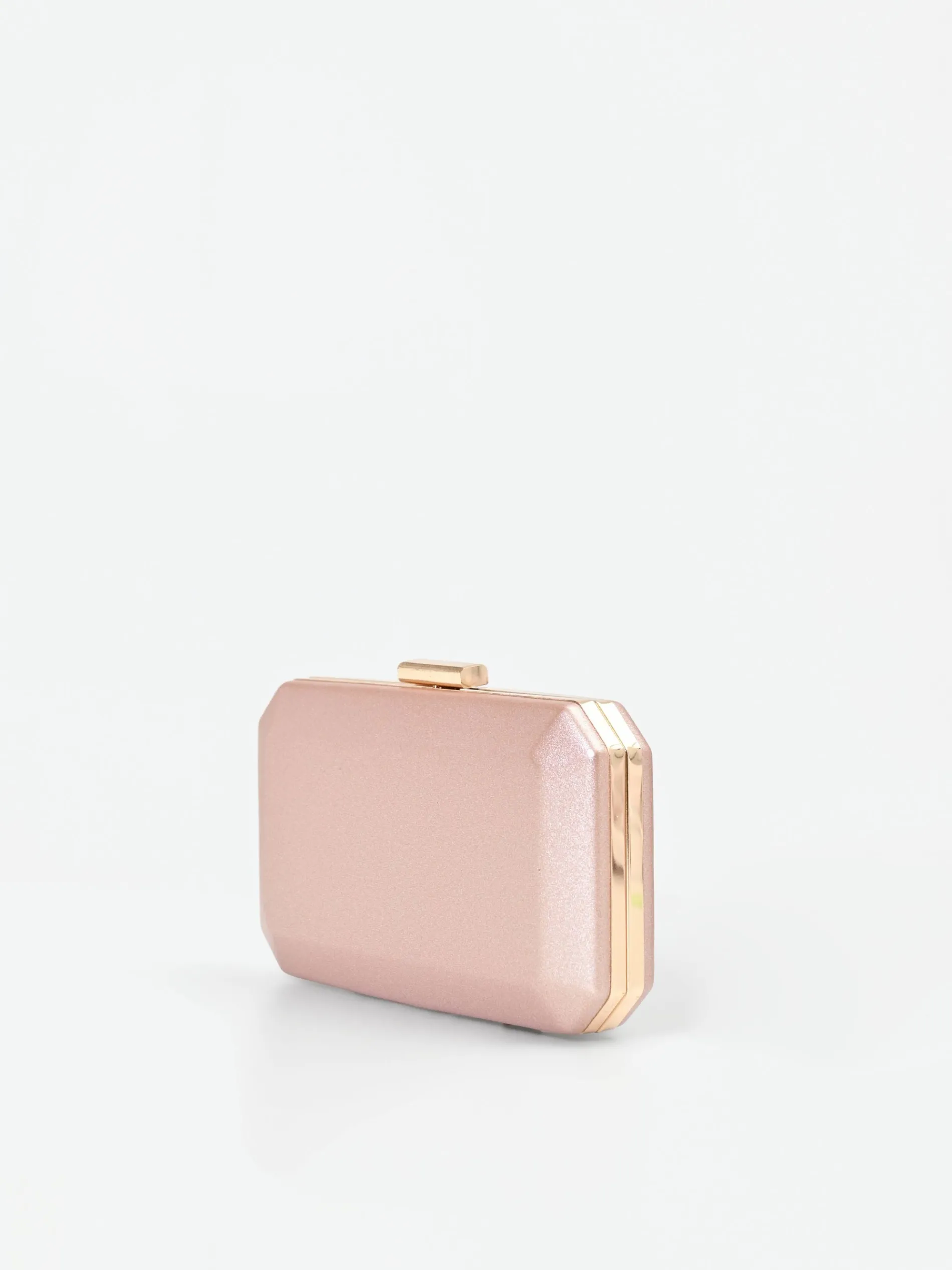 POCHETTE ROSA CON FINITURA SCINTILLANTE