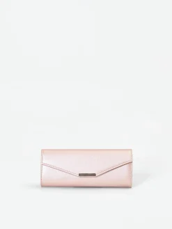 POCHETTE ROSA CON TEXTURE GLITTERATA