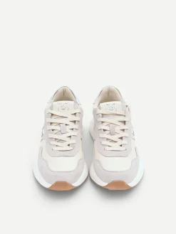 SNEAKERS CON INSERTI EFFETTO CAMOSCIO