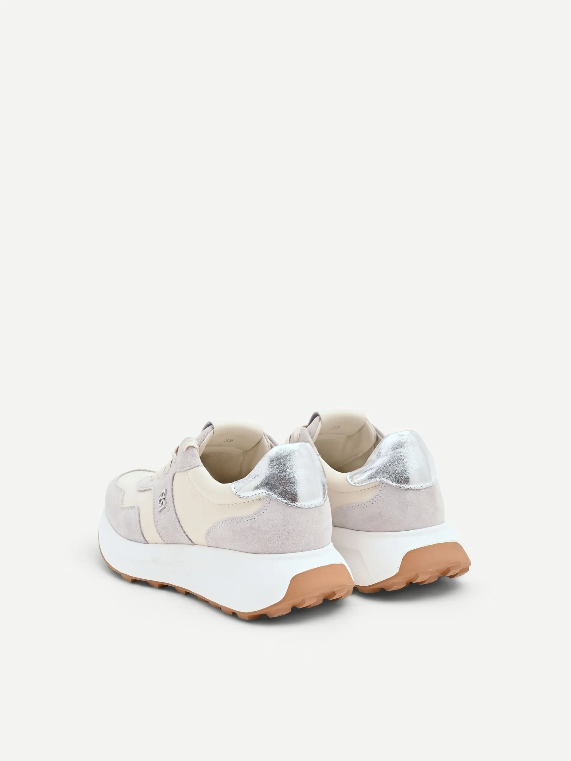 SNEAKERS CON INSERTI EFFETTO CAMOSCIO
