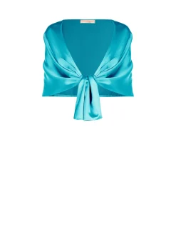 STOLA ATELIER EFFETTO MANTELLA VERDE SMERALDO