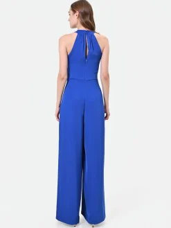 TUTA BLU CINA CON SCOLLO ALL'AMERICANA