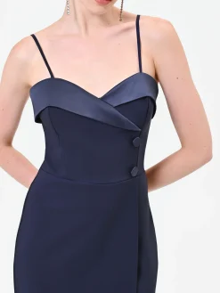 TUTA LUNGA BLU NAVY CON CORPETTO BUSTIER
