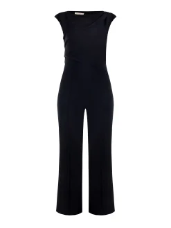 TUTA NERA CURVY CON SCOLLO ASIMMETRICO